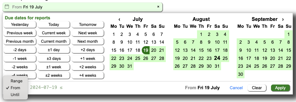 Example of NNM Local date range picker