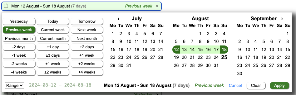 Example of NNM Local date range picker