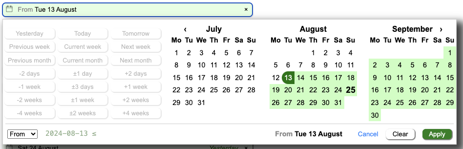 Example of NNM Local date range picker