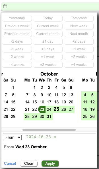 Example of NNM Local date range picker